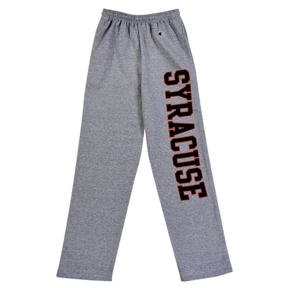MV SPORT SYRACUSE UNIVERSITY WOMENS GRAY COTTON SWEATPANTS SIZE S